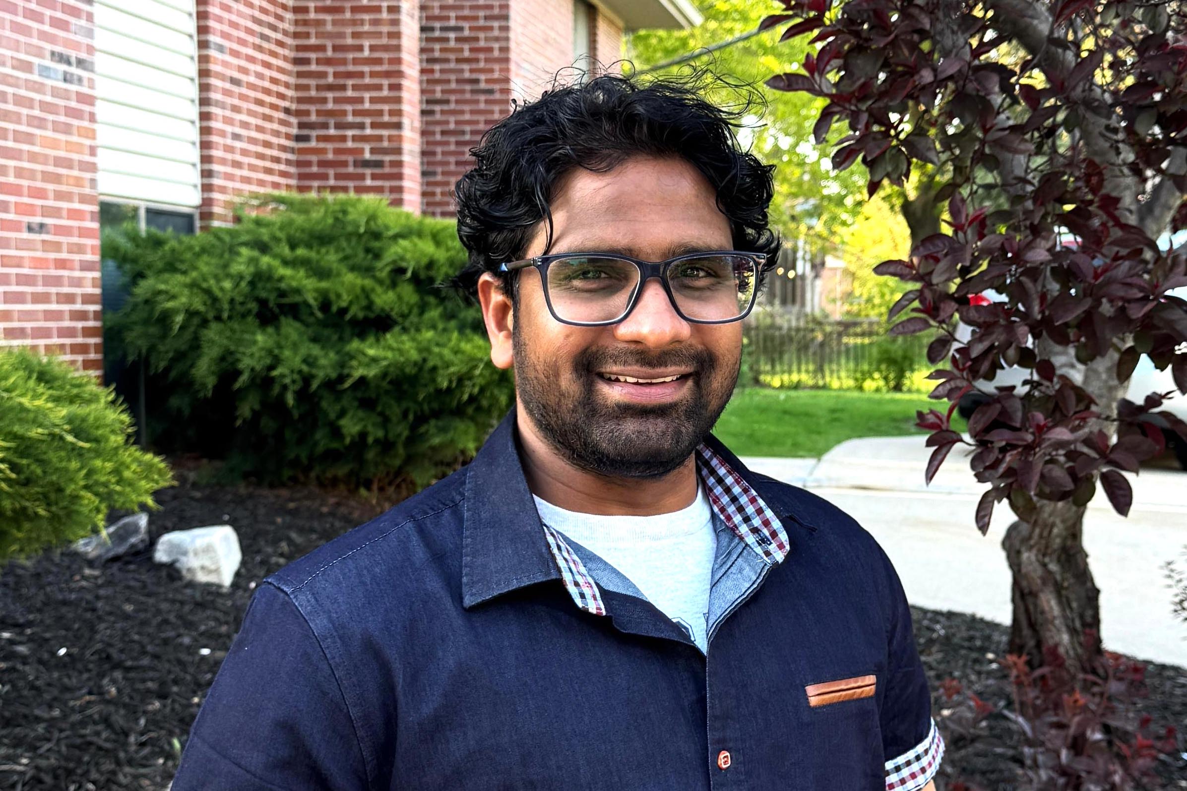 Kiran Alluri poses for a photo