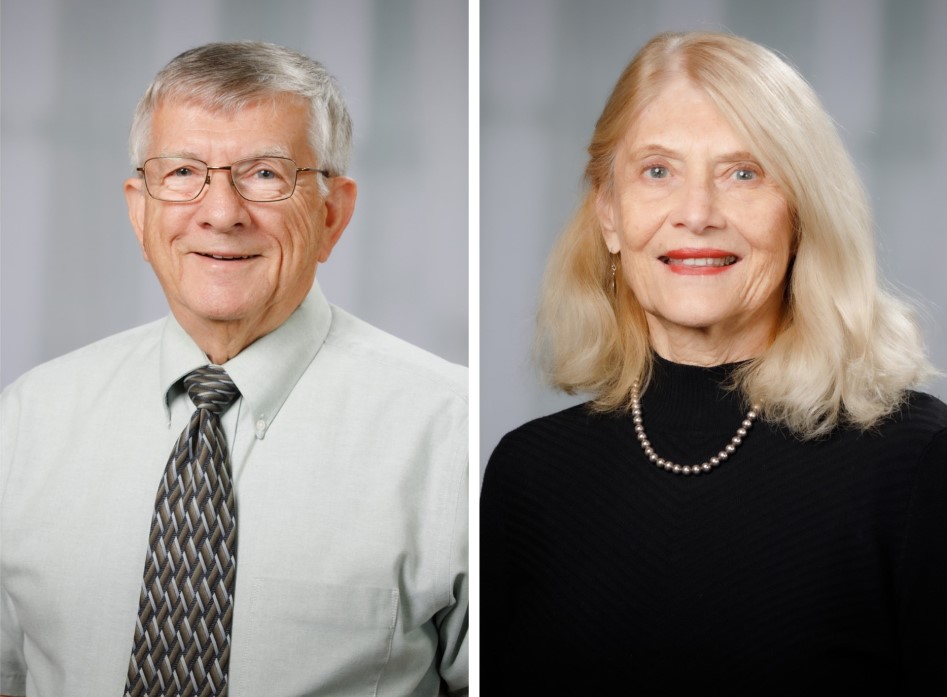 Drs. Crouse and Schumaker poses for a headshot