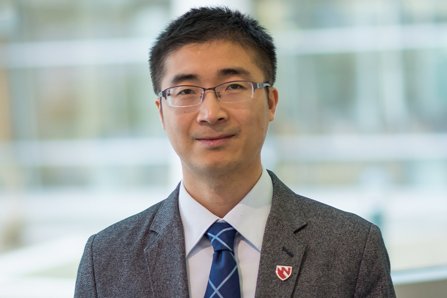 Dr. Duan poses for a headshot