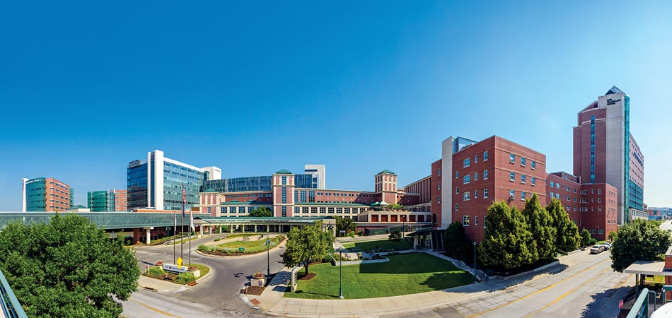 Panorama of UNMC/Nebraska Medicine campus