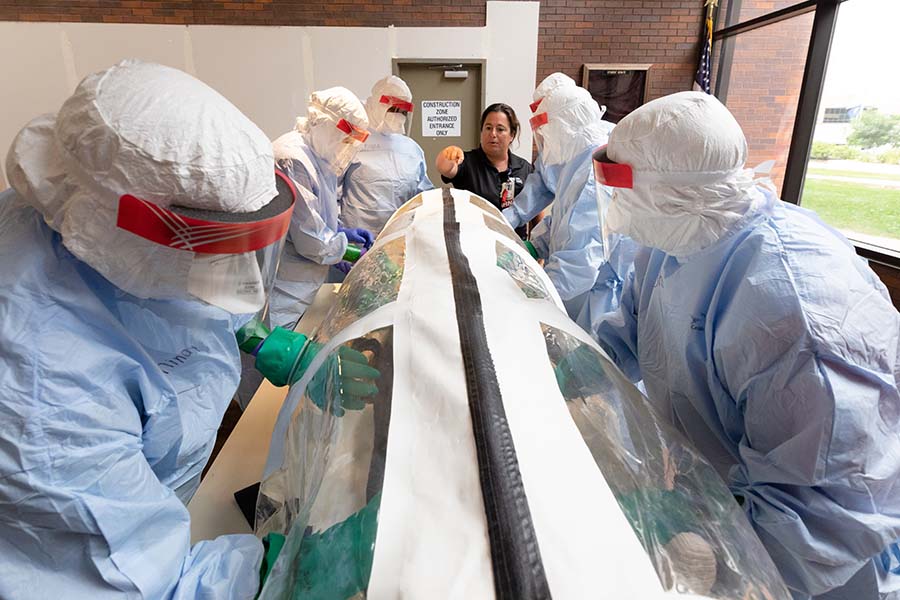 Ebola treatment at UNMC