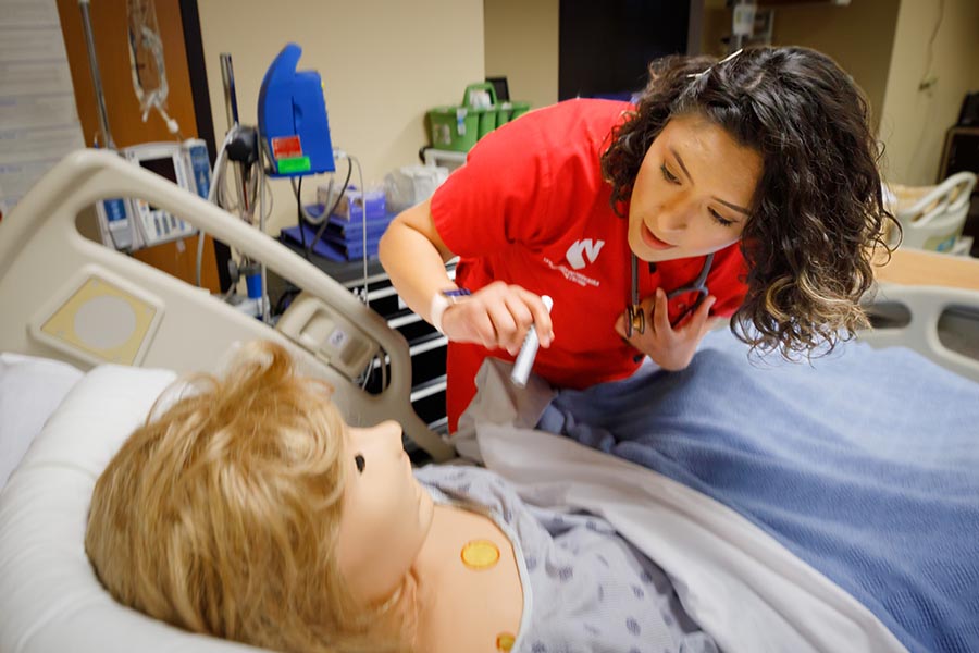 UNMC nursing student in Scottsbluff