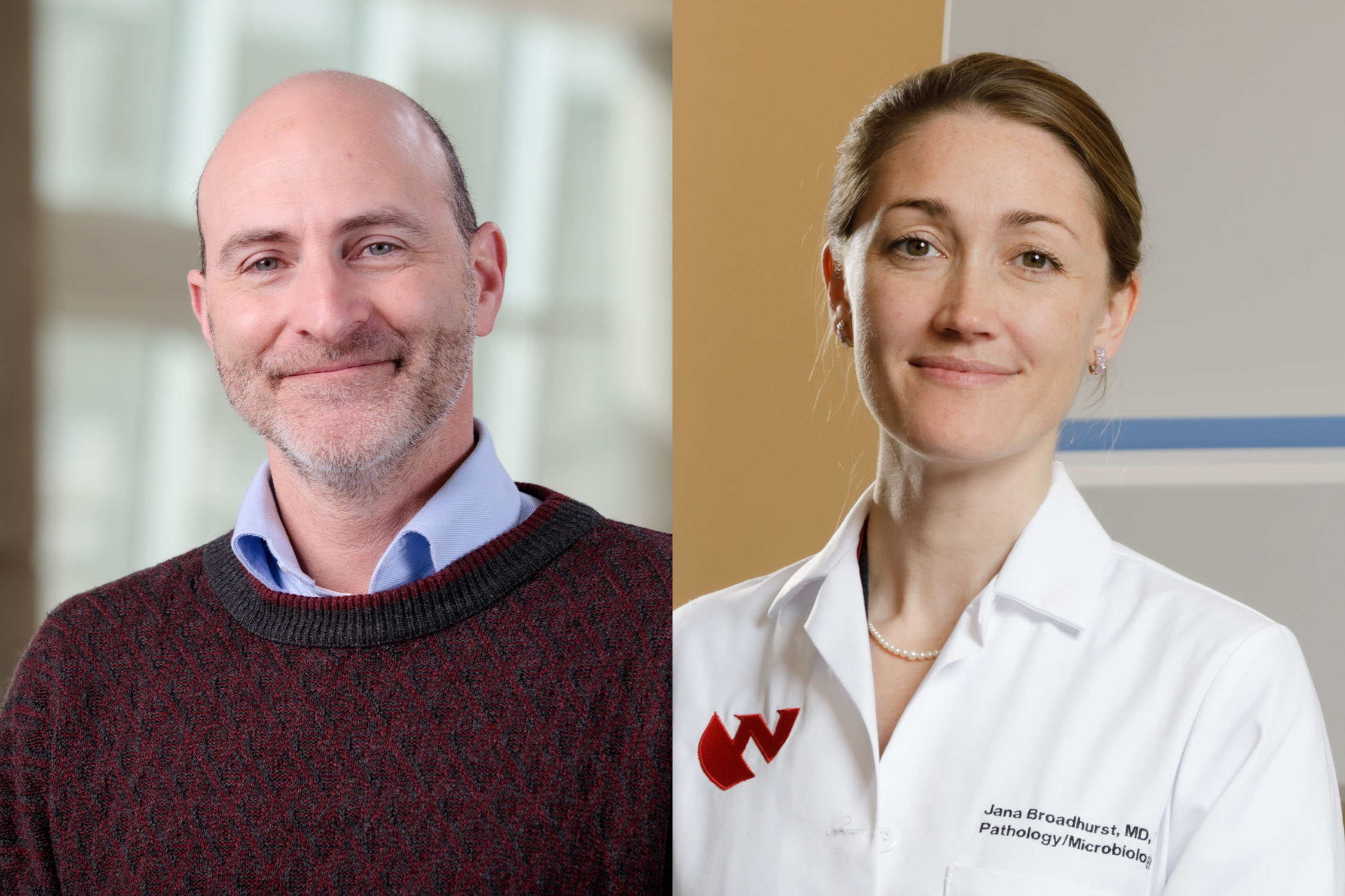 Headshots of David Brett-Major, MD, and Jana Broadhurst, MD PhD.