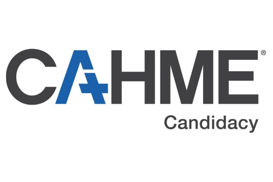 The CAHME Candidacy logo