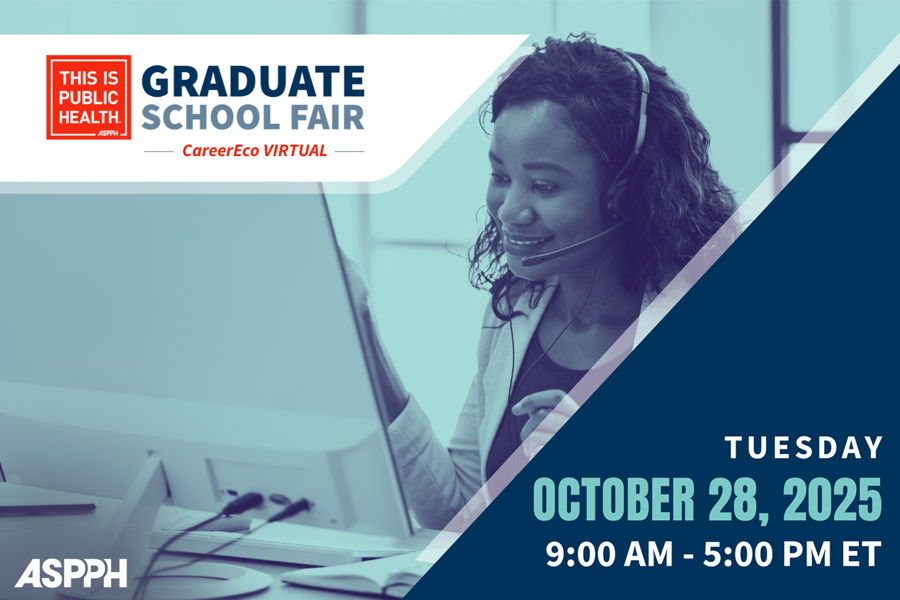 ASPPH This is Public Health Graduate School Fair CareerEco VIRTUAL event