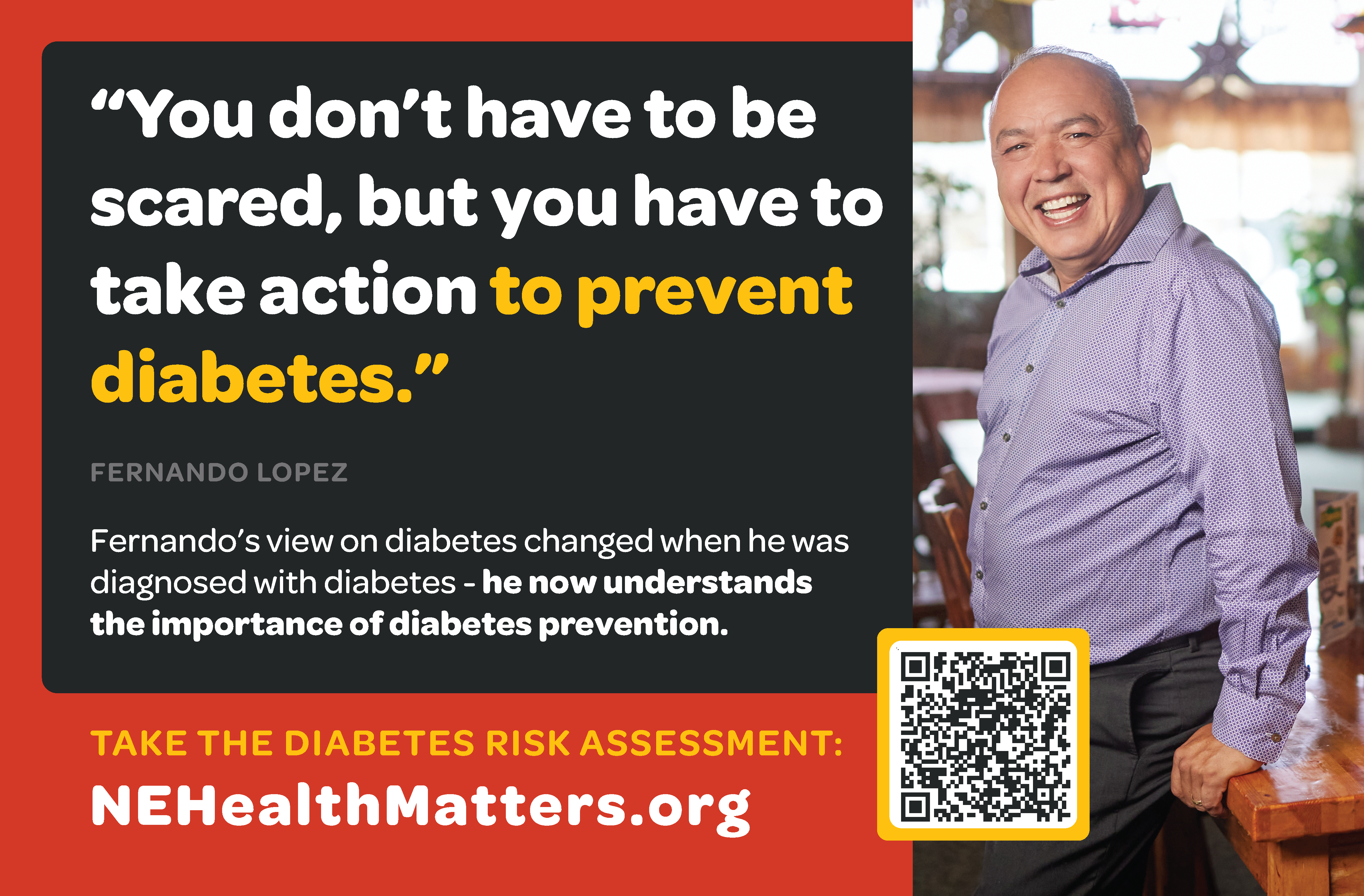 You have to take action to prevent diabetes. 