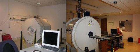 MRI lab equipment