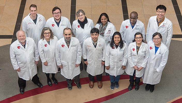 Group shot of the research team.