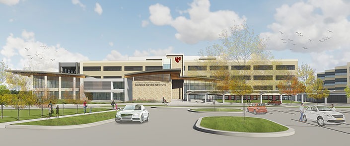 Rendering of building exterior