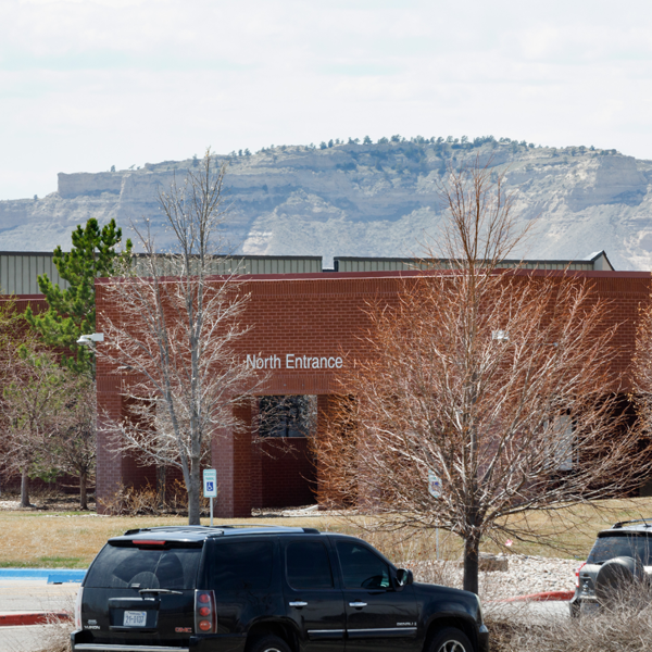 Exterior of College of Nursing building in Scottsbluff