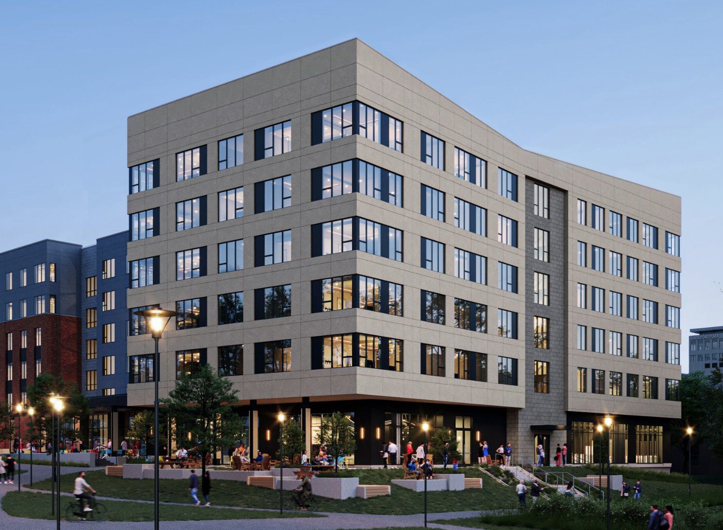UNMC residence hall at 38th & Dewey