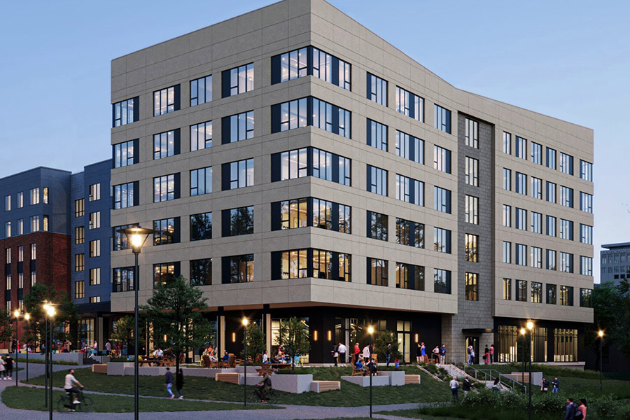 UNMC Residences hall on the Omaha campus