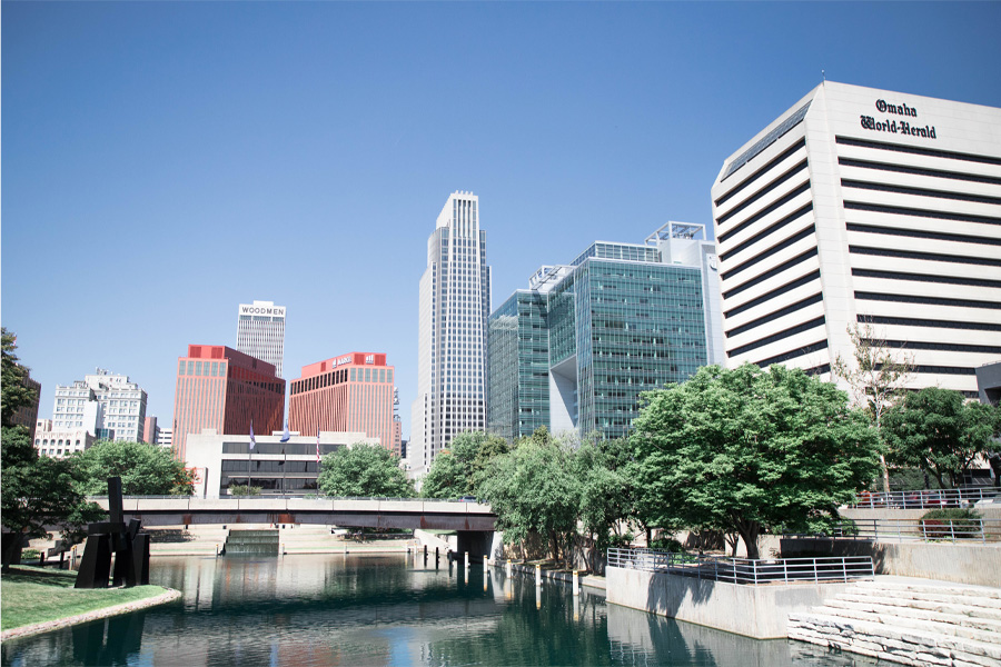 The Omaha skyline