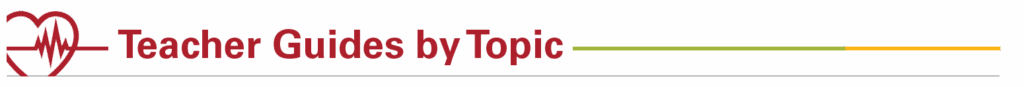 Teacher Guides by Topic header