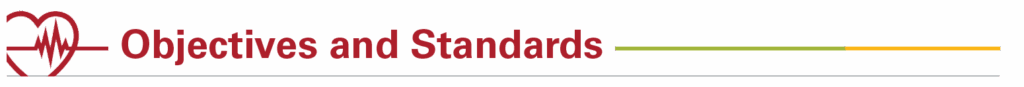 Objectives and Standards header