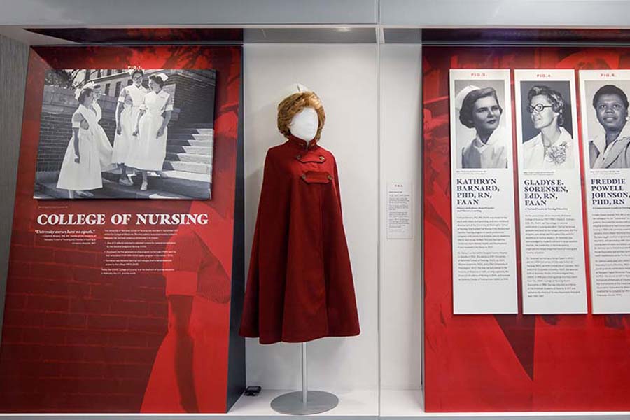 Level 4 College of Nursing exhibit